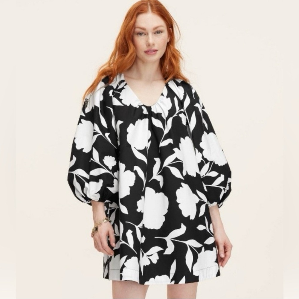 Kate Spade Black and White Floral Dress